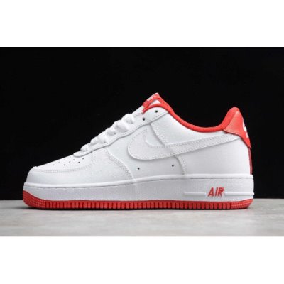 Nike Air Force 1 Low Beyaz / Kırmızı Kaykay Ayakkabı Türkiye - WYALSCGF